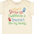 thumbnail image 4 of Inktastic Lineman Like Daddy Boys or Girls Baby Bodysuit, 4 of 5