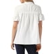 thumbnail image 3 of INSPIRAR CHIC Blusas de Manga Rizada Texturizadas de Botón Casual para Mujeres XL Blancas, 3 of 6