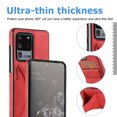 thumbnail image 5 of TOP SHE Case for Samsung Galaxy S20 Ultra Cell Phone (6.9 Inch) - Synthetic Leather Protective Case with Card Slot / Kickstand, Slim Fit Lightweight Simple Fashion Cover (Red), 5 of 7