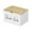 White, variant on Lipstore Tampon Holder for Bathroom Creative Movable Partition with Lid Pad Organizer Black