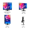 thumbnail image 3 of MONITOR ASUS PRO ART PA278QV 27" GIRATORIO IPS WQHD EYE CARE HDMI DP DVI Asus ProArt Display PA278QV, 3 of 7