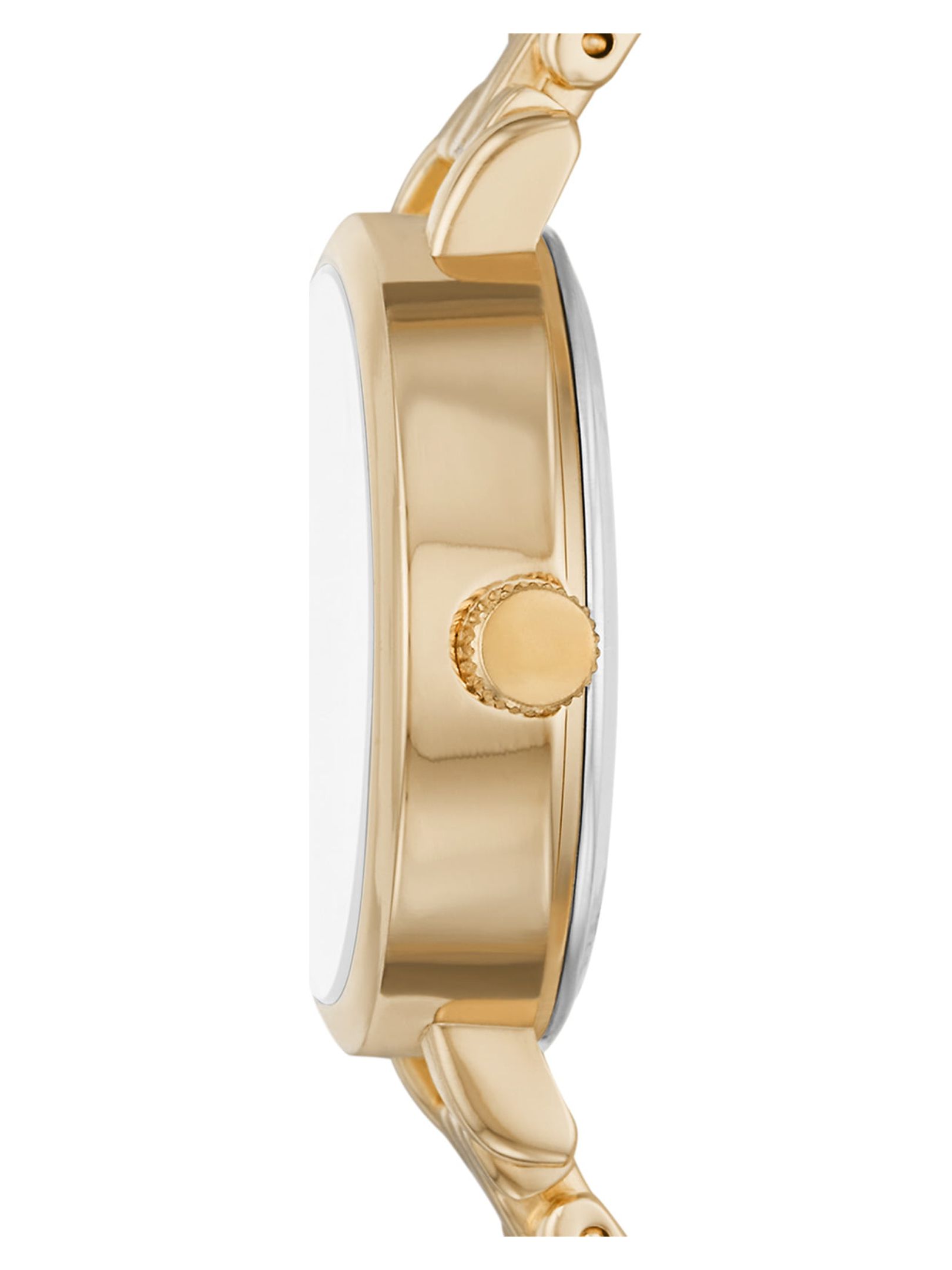 Time and Tru Women's Gold Tone Bracelet Watch Link Band photo 3