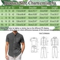 thumbnail image 2 of Mens T-shirts Men Spring And Summer Solid Top Shirt Casual Linen Stand Collar Top Plus Size Vacation Short Sleeve Shirt 4 7 Mens T Shirts Graphic Tees Fitted Long Sleeve Tops Pocket Tee Long Navy XL, 2 of 4