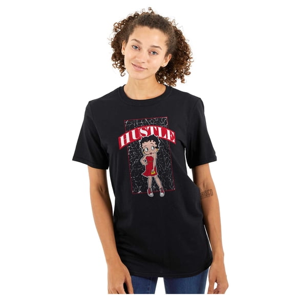 Betty Boop Fashionista Hustle Cartoon Women's Graphic T Shirt Tees Brisco Brands S