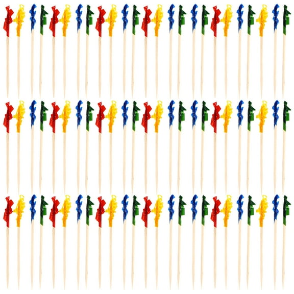 FELTECHELECTR 100Pcs Party Picks Toothpicks for Holiday Gathering and Special Events