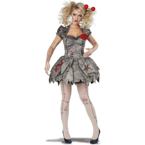 Wicked Nasty Voodoo Doll Women's Costume Small 6-8