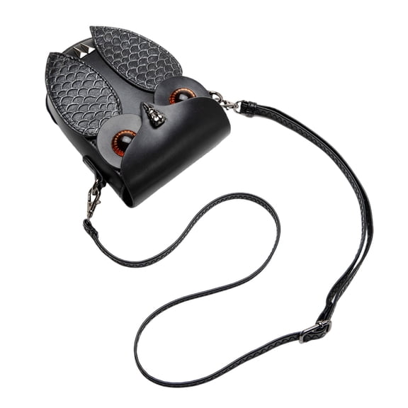 FENOHREFE Fashionable PU Leather Crossbody Bag for Women Punk Style and Unique Shoulder Bags Retro Phone Purse Satchel