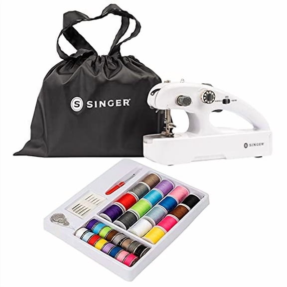 SINGER Stitch Quick Portable Cordless Mending Machine Bundles (Stitch Quick & Sewing Kit)