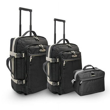 3 Pc. Frameless & Lightweight Travel Set