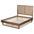 thumbnail image 4 of Baxton Studio Marin Contemporary/Modern Engineered Wood Platform Bed, Queen, Walnut Brown, 4 of 11