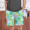 thumbnail image 7 of GZHJMY Flamingo Pajama Pants Short for Men, Lounge Pants Lightweight Men Pajama Bottoms with Drawstring Pockets, Christmas New Year Birthday Gifts, Small, 7 of 7