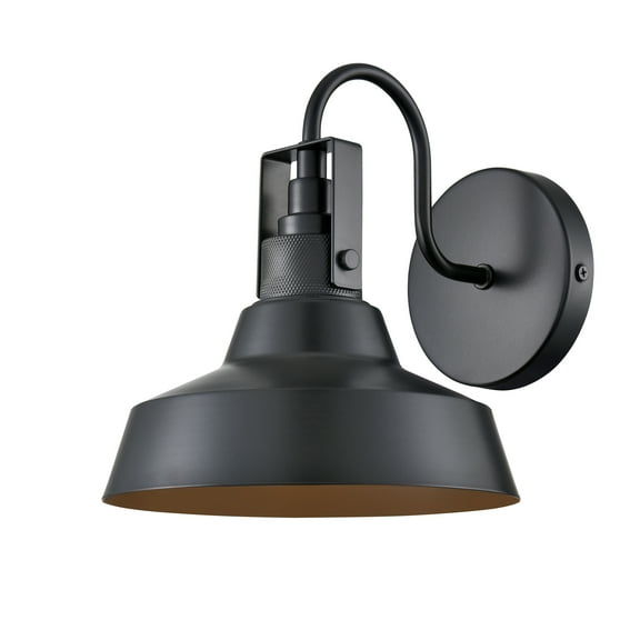 Millennium Lighting Axell 1 Light Outdoor Wall Sconce in Powder Coat Black 9 Inch