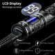 thumbnail image 4 of Beleza, Cuidado e Higiene Resuxi Electric Clippers Pantalla LCD Digital Home Hair Trimmer Retro Labymos Natural, 4 of 7