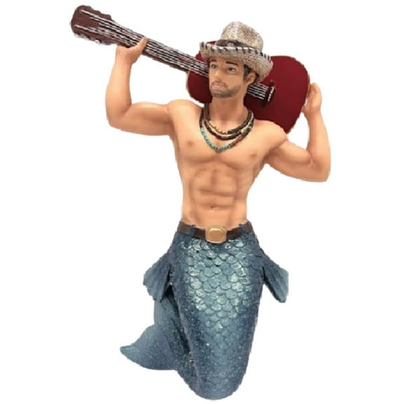 December Diamonds  55-55460 Guitar Man Merman Ornament