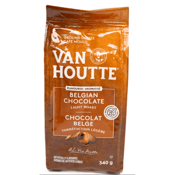 Van Houtte Belgian Chocolate Light Roast Ground, 340g/12 oz