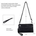 thumbnail image 2 of Women's casual crossbody bag with soft and lightweight PU adjustable shoulder straps, 2 of 5
