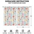 thumbnail image 2 of Mandala Design Curtains-blackout Curtains Bedroom Decor Living Room Darkening Grommet Window Drapes 2 Panels Set 41"x63", 2 of 2
