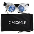 thumbnail image 3 of LELINTA SteampuLELINTA Goggles Victorian Novelty Glasses Cosplay Costume Accessory with Ocular Loupe, Silver, 3 of 5