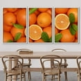 thumbnail image 3 of wall26 Framed Canvas Print Wall Art Set Sliced Orange Fruit Collage Fruit Dessert Photography Realism Contemporary Scenic Colorful Multicolor for Living Room, Bedroom, Office - 16"x24"x3 WH, 3 of 5