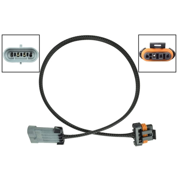 ICT Billet Alternator Wire Harness Extension 36" Early LS (4 Pin Connector) Relocation WEALT30-36