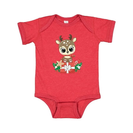 

Inktastic Christmas Deer Gift Baby Boy or Baby Girl Bodysuit