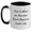 White/Black, variant on Funny Court Reporter Gifts from Friends for Graduation - Two Tone Coffee Mug