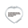 thumbnail image 1 of Quote Once Time Is Wasted Life Is Wasted Mirror Travel Magnification Portable Handheld Pocket Makeup, 1 of 3