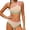 4-Khaki, variant on Girls Swimsuit Two Piece One Shoulder Bathing Suit with Chest Pad Color Block Bikini 9-10 Years