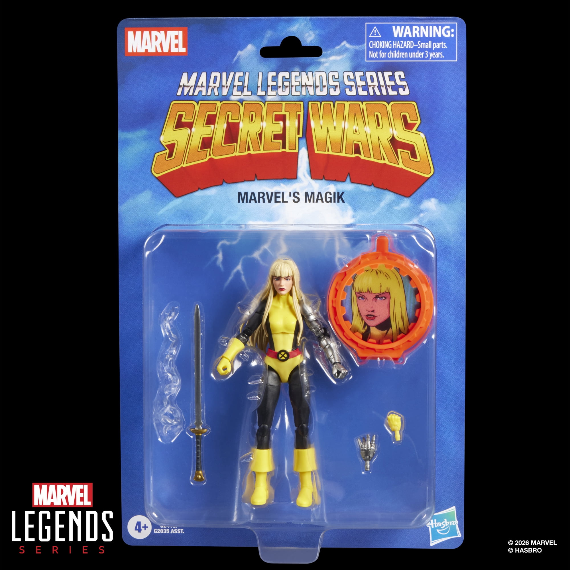 Marvel Legends Series Secret Wars Marvel’s Magik, Retro X-Men and New Mutants Comics Collectible Action Figure (6”)