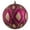 Berry Red, variant on Vickerman 4" Periwinkle Matte Ball with Glitter Diamond Pattern. Add variety and sparkle to your holiday arrangement with this matte ornament that features a glitter pattern. Includes 4 pieces per bag