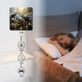 thumbnail image 4 of 12 Inch Wall Clock Battery Operated Silent Clock Decorative for Office, Kitchen, Outdoor, Living Room，Dinosaurs Park Exquisite, 4 of 4