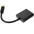 thumbnail image 1 of PENIKOKO 1Pcs Digital Optical Adapter For Sound System Setup In Black, 1 of 7