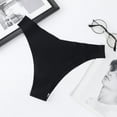 3Pcs/Set Seamless Panties Women Soft Silky Low Rise VShaped Briefs Crotch Cotton QuickDrying