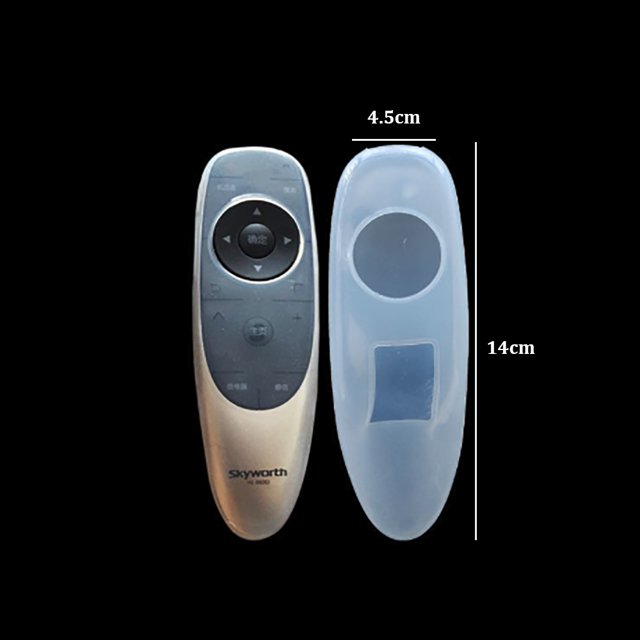 1PC Silicone TV Air Condition Remote Control Protctive Case Waterproof Dust Protective Storage Bag 14X4.5cm
