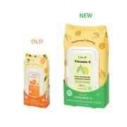 CALA Makeup Remover Cleansing Tissues: Vitamin C (60 Sheets) - Gentle, Hydrating, Antioxidant-Rich Wipes for a Radiant, Even-Toned Complexion