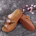 thumbnail image 6 of Orthotic Arch Support Sandals Flip Flops Slip-on Flats Outdoor Slides Boho Walking Shoes Comfortable Elegant Casual Beach Slippers, 6 of 6