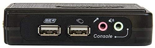 StarTech SV211KUSB 2 Port USB KVM Kit with Cables and Audio Switching