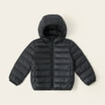 thumbnail image 2 of newwalpole Hooded Puffer Jackets for Boys and Girls – Lightweight and Packable – Autumn and Winter Coat, Warm and Comfy Black for Size 11-12 Years, 2 of 4