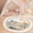 Color 2, variant on Washable Non Slip 6ft Round Rug, Floral Wreath Pastel Wildflowers Greenery Circle Area Rugs with Tassels Carpet for Nursery Bedroom Living Room Playroom Tent rug Tent Castle