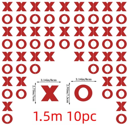 Valentine s Day Banner Decorations Kit Happy Valentine Heart Garland Streamers & Swirls for Romantic Wall Décor