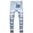 Blue*, variant on RUTAYY Children Boys Distressed Jeans High Street Long Denim Pants with Pocket Comfortable Stretch Versatile Travel Trousers