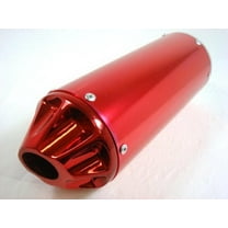 28mm 1.1 inch Exhaust Muffler Head for XR 50 CRF50 Chinese Dirt Bike RED EX16H