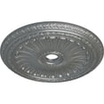 thumbnail image 3 of 35 1/8"OD x 4 7/8"ID x 2 1/2"P Viceroy Ceiling Medallion (Fits Canopies up to 4 7/8"), Hand-Painted Platinum, 3 of 6