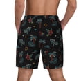 thumbnail image 2 of Lsque Mens Swim Trunks Hawaiian Style Pattern - Bathing Suit Compression Liner - Beach Swim Shorts Swimwear - (S-3XL) - Stretch Quick Dry -, 2 of 9
