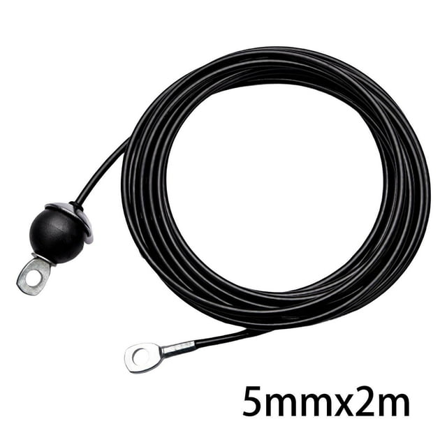Langgg Steel Wire Rope String Dia 5M Exercise Home Gym Cord Fitness Pulley Cable No Adjustable