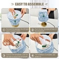 thumbnail image 4 of Adjustable 3-Color Light Desk Light Vintage Bronze Table Lamp For Bedroom Office Living Room Light Blue Background, 4 of 9