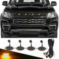 thumbnail image 1 of for Chevrolet Colorado 2016-2021 Front Grille Yellow Light Raptor Style Trim LED, 1 of 4