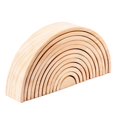 thumbnail image 3 of Yinanstore 12Pcs Wooden Rainbow Blocks,Puzzle Toy Geometry Bricks,Learning Building Blocks Educational Toys,Kids Puzzle Toy B, 3 of 8