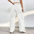 thumbnail image 7 of Cargo Sweatpants Joggers for Women High-Waisted Womens Sweatpants Cinch Bottom Comfy Running Athletic Sweatpants Joggers Women Drawstring with Pockets, 7 of 7