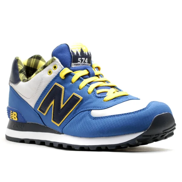 New Balance Men's 574 Camping Low-Top Sneakers ML574FTB - Blue - 9.5 US (N40)